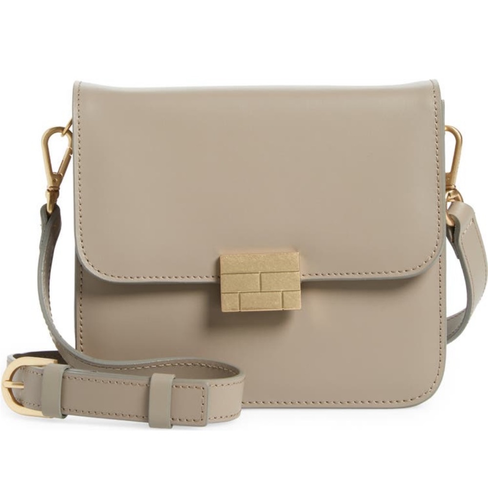 🔥🔥🔥NEW Frame Le Signature Mini Gray Leather Chain Crossbody Bag - Picture 6 of 15